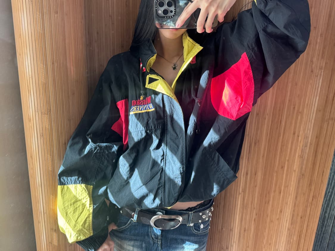 USA 빈티지 바람막이 사이즈 FREE 상품이미지1