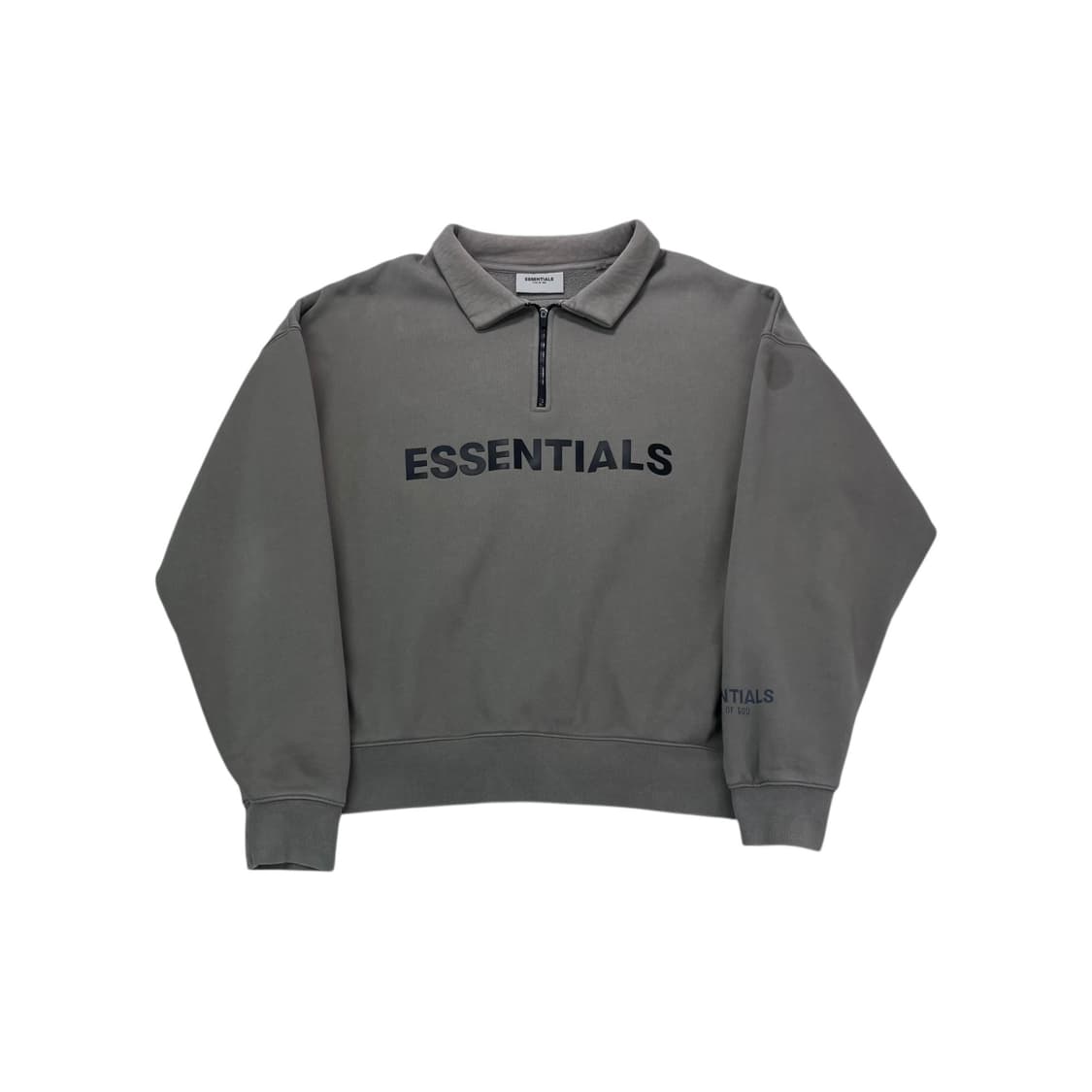 100 피오갓 에센셜 반집업 맨투맨  상품이미지1