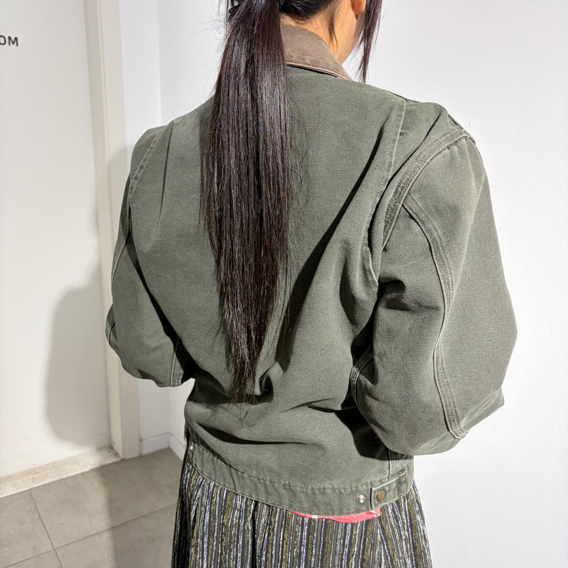 칼하트 디트로이트 j97mos 모스그린 자켓 상품이미지2