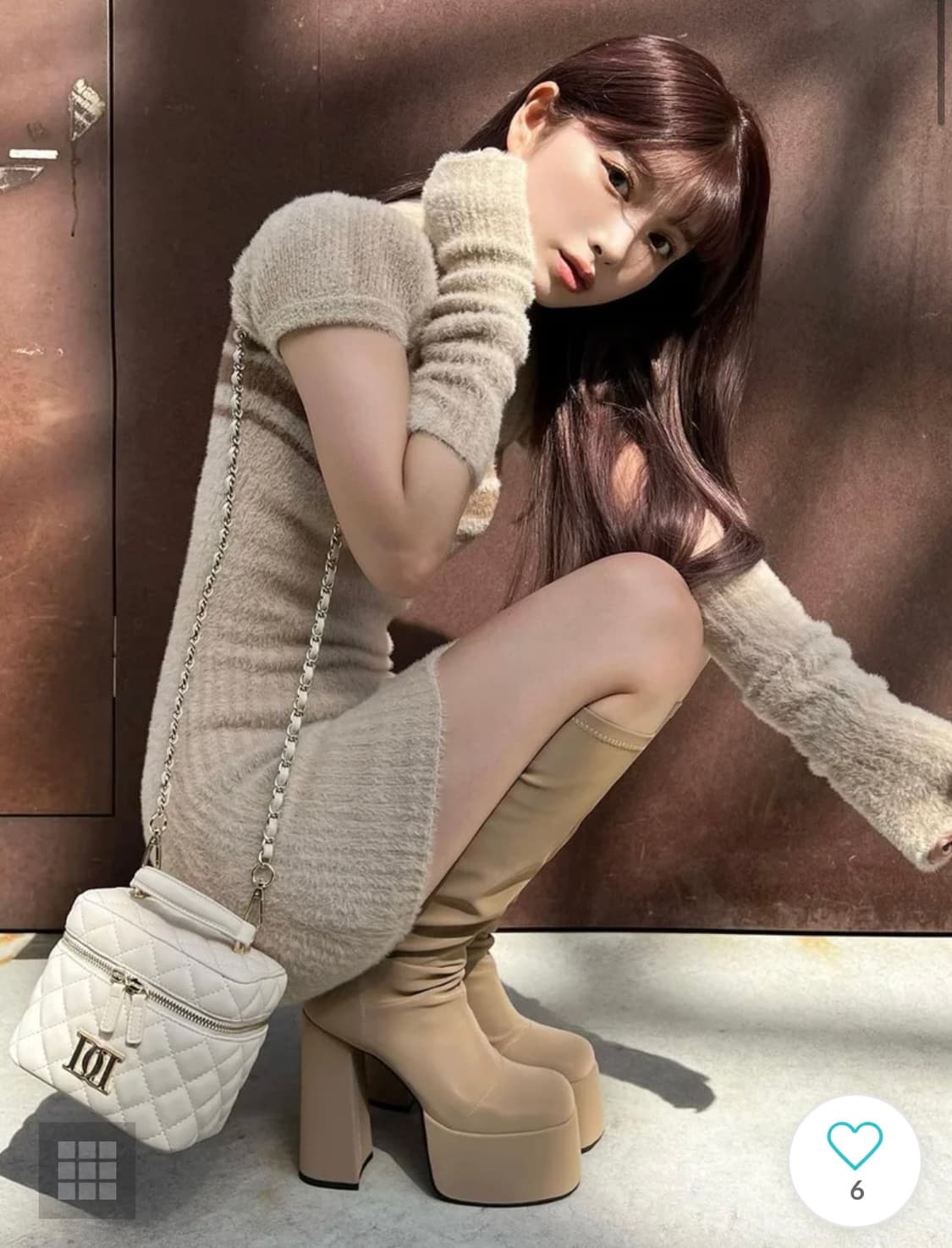 다리치 darich 암워머 니트 원피스 /스나계/오네갸루 상품이미지1