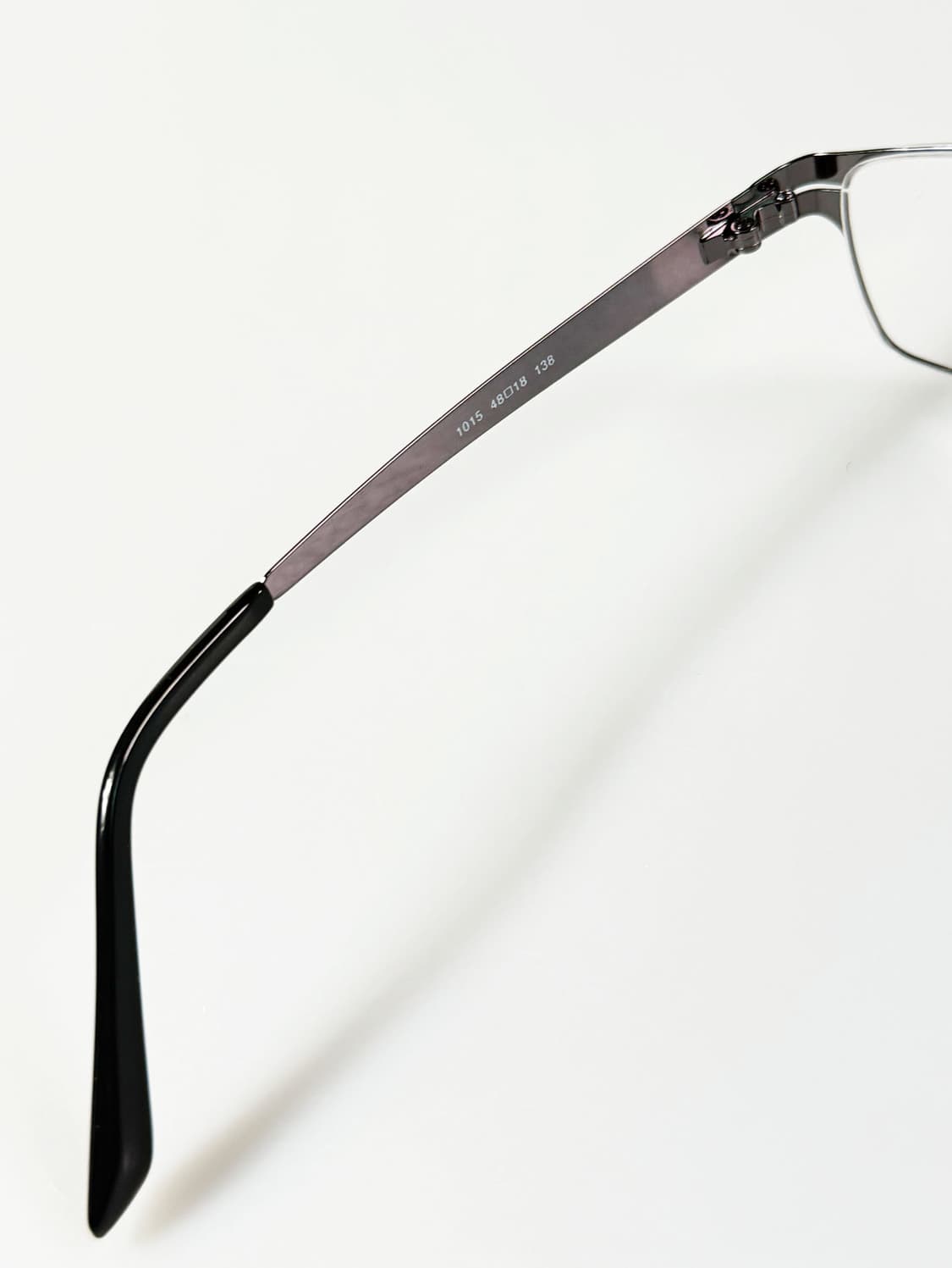 RICHE 다크실버 메탈 슬림 스퀘어 프레임 빈티지 안경 상품이미지7