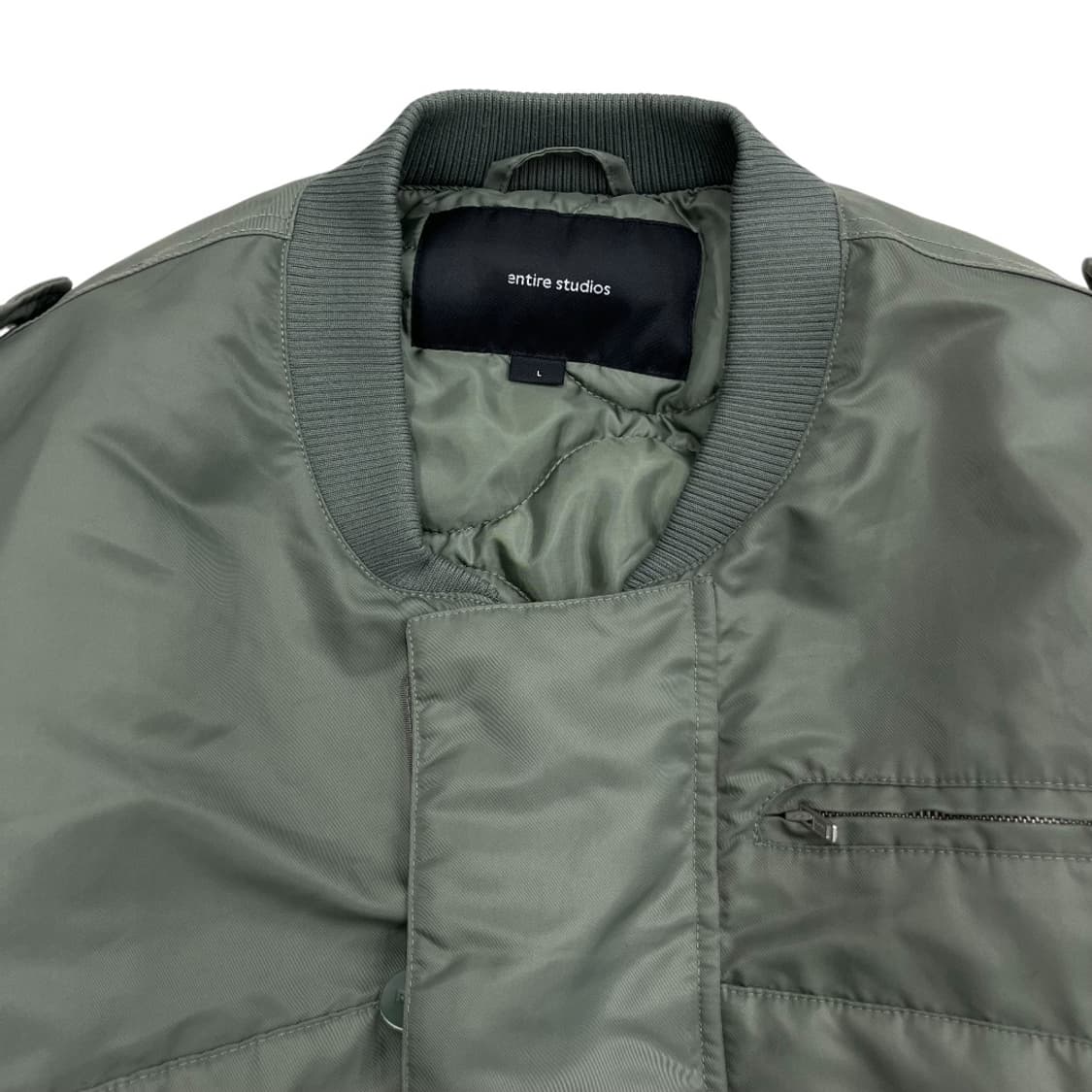 엔타이어스튜디오 ma1 야상 패딩점퍼 L 상품이미지4