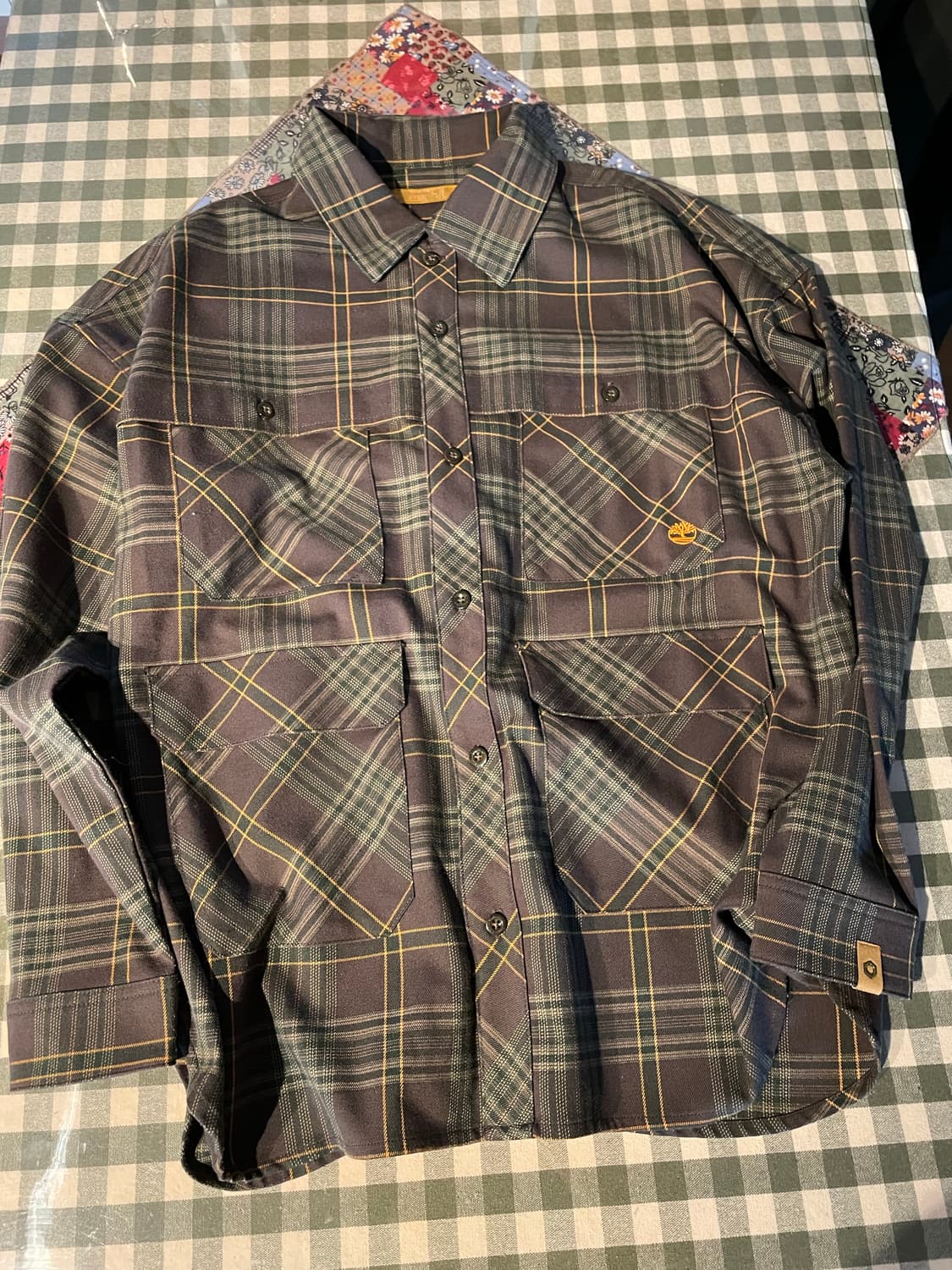 팀버랜드 유틸리티 포켓 체크셔츠 상품이미지2