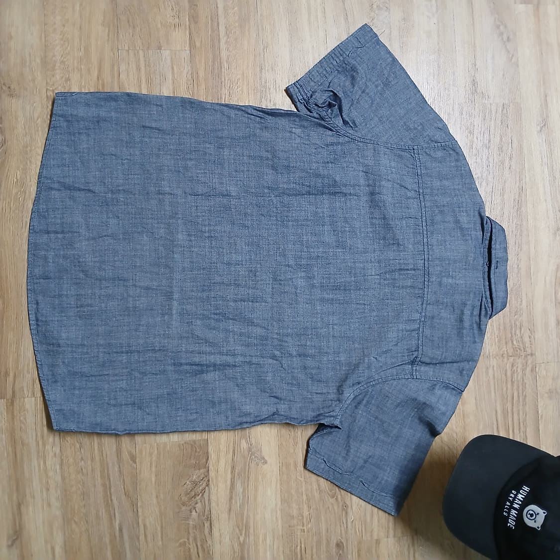 carhartt 칼하트 wip 에디슨 인디고 반팔 셔츠 상품이미지4