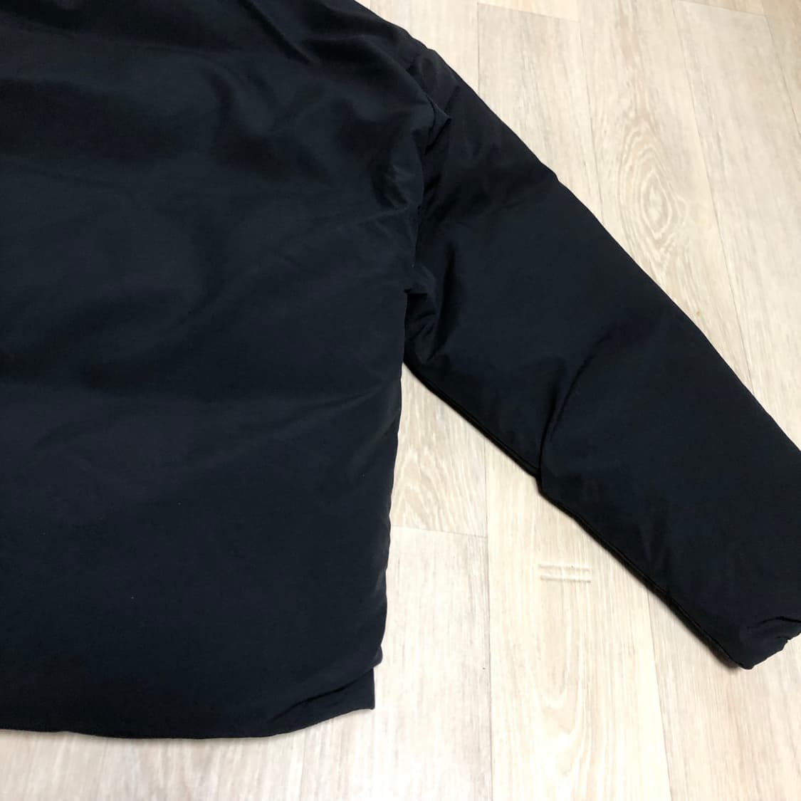 (L) 무인양품 MUJI 덕다운 미니멀 패딩 점퍼 블랙 상품이미지7