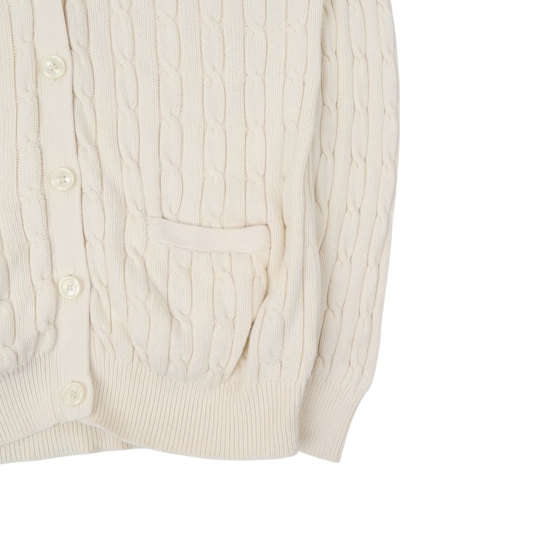 폴로 랄프로렌 아이보리 케이블 니트 가디건 상품이미지4