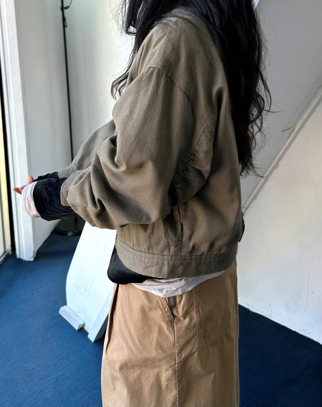 Natural cotton volume silhouette jacket 상품이미지9