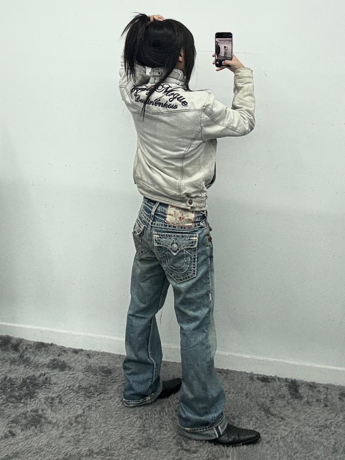 트루릴리젼 로우 부츠컷 데님 상품이미지5