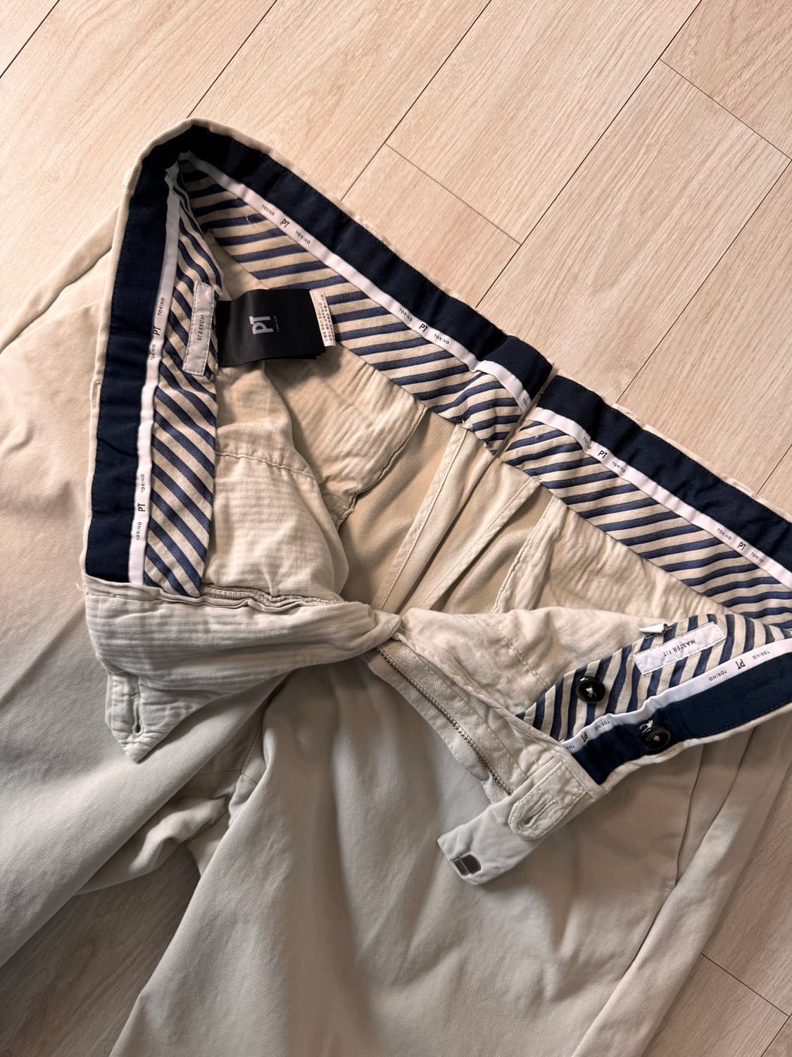 피티 토리노 pt torino치노 팬츠 아이보리 마스터 핏 50 상품이미지6