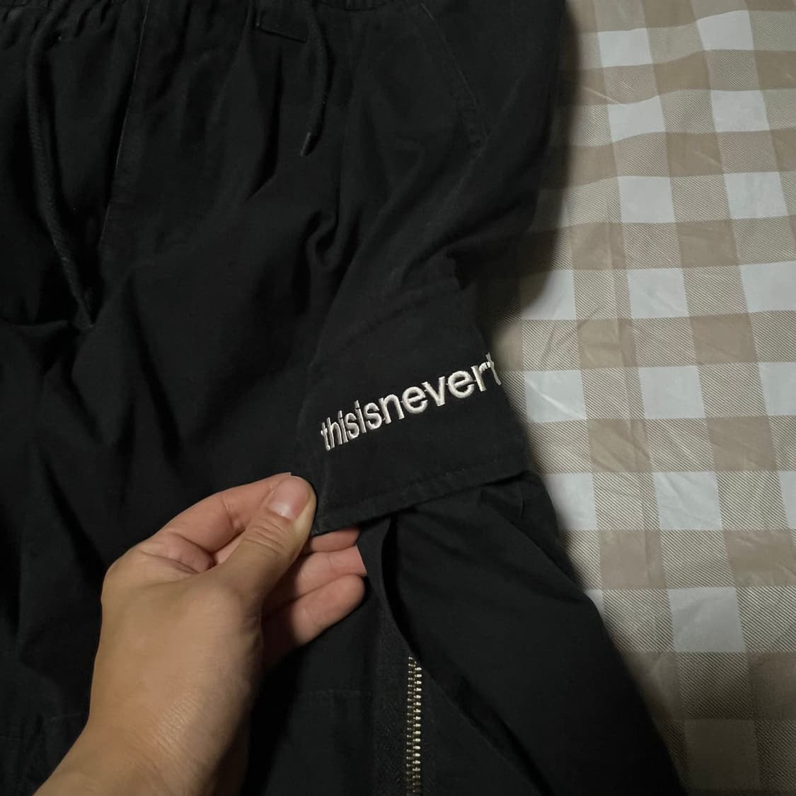 디스이즈네버댓 카고팬츠 블랙 S 검정 팬츠 카고 스트릿 상품이미지2