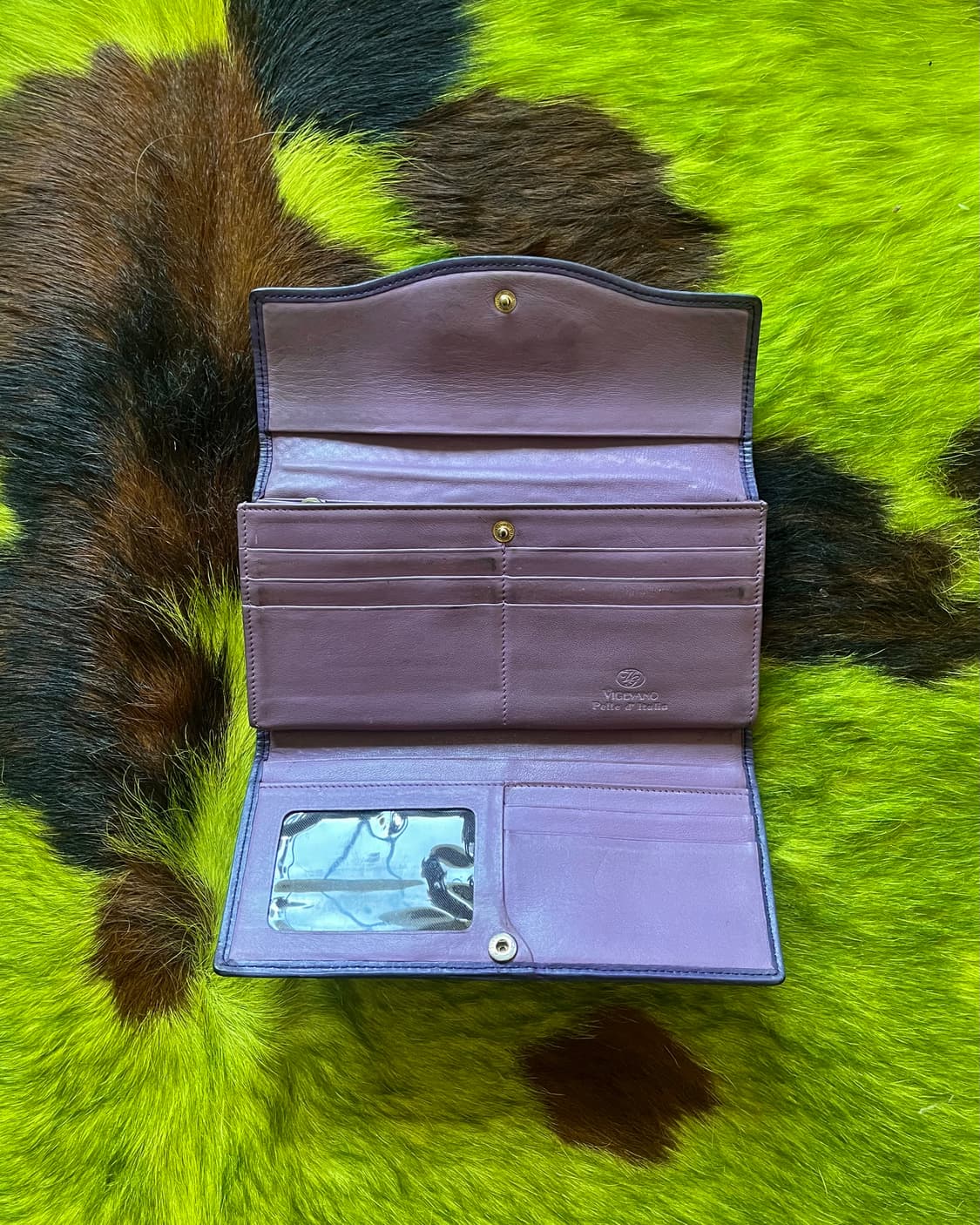 90-00s VIGEVANO Leather Python Wallet 상품이미지5