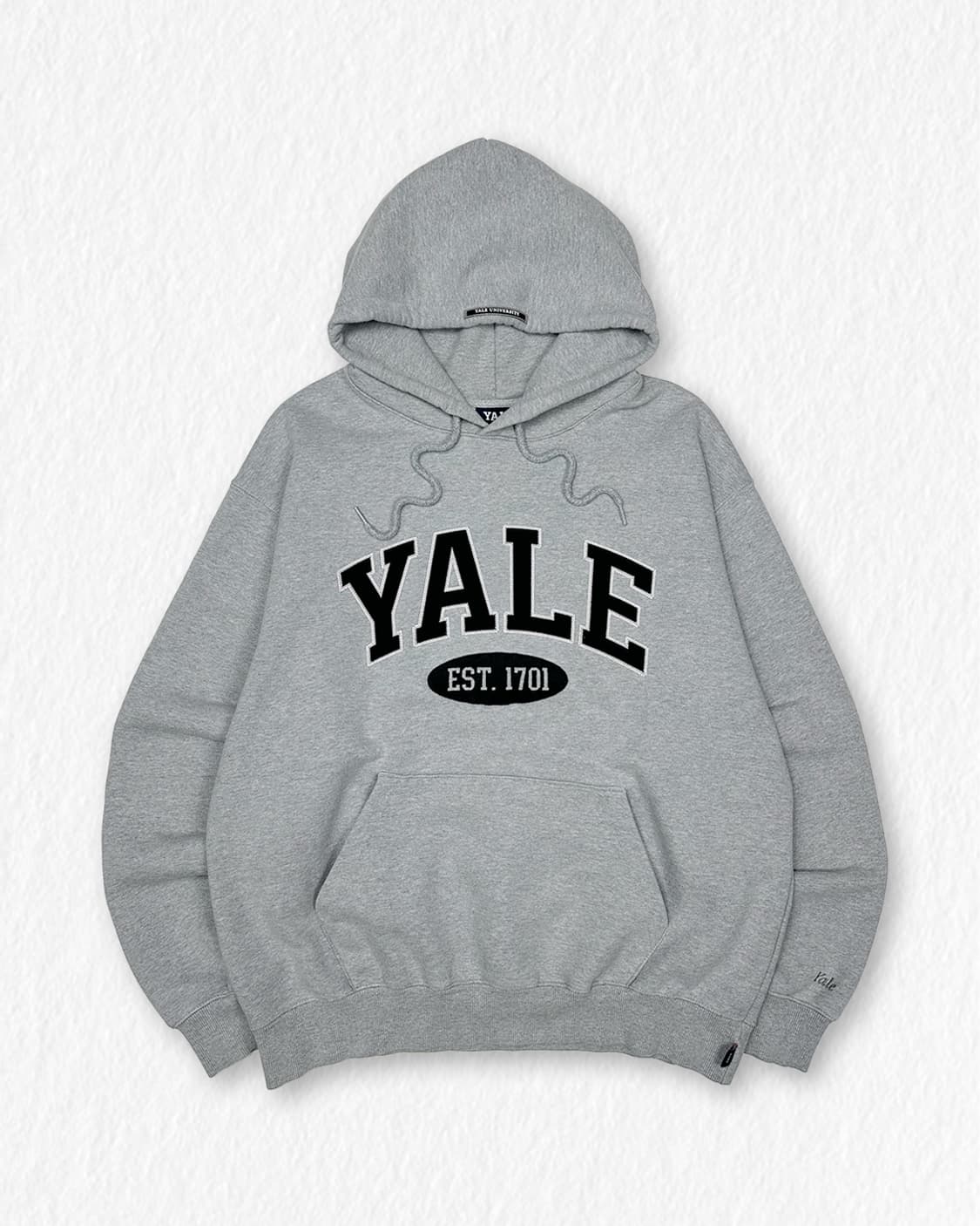 예일 빅로고 후드티 그레이 상품이미지1