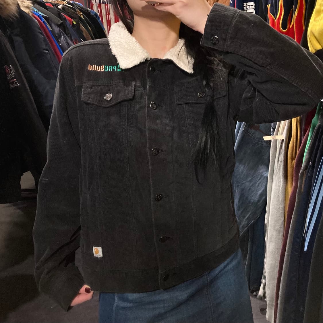 [IM] 칼하트 셰르파 자켓 블랙 상품이미지3