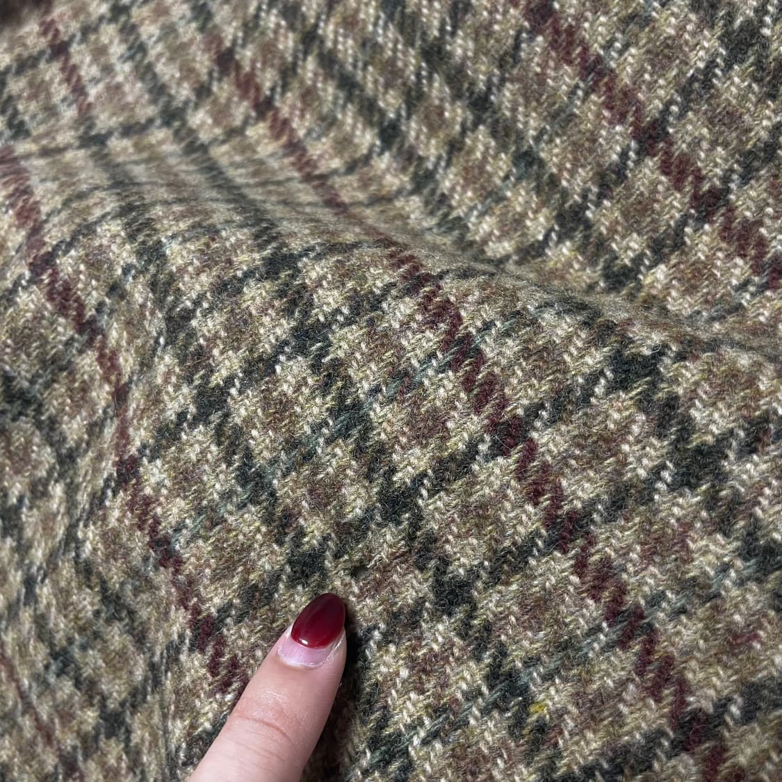 폴로랄프로렌 베이지 건클럽 체크 패턴 울 바라쿠타 자켓 105 상품이미지8