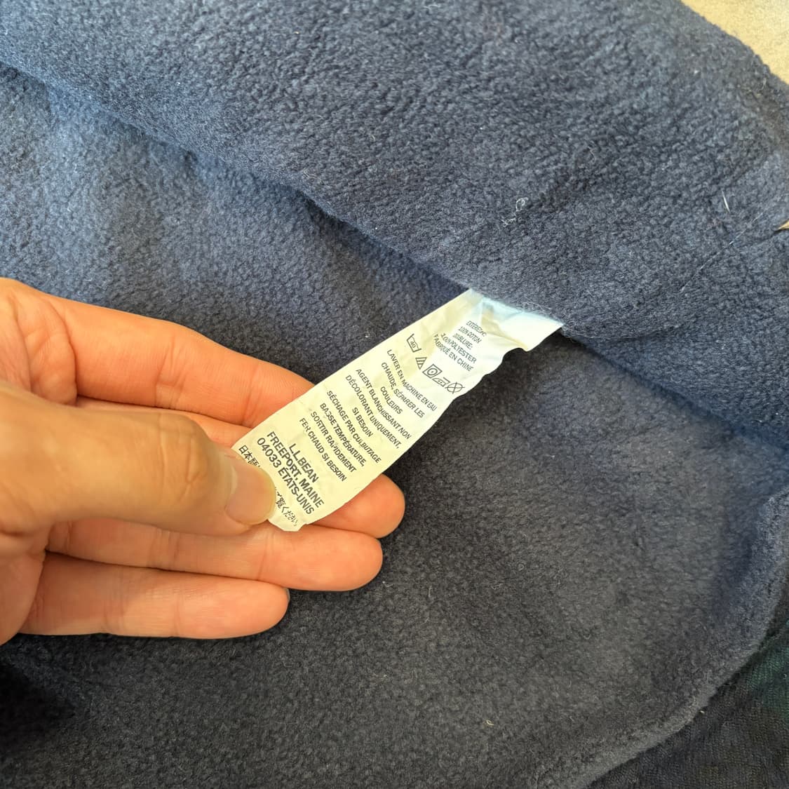 L.L.bean 정품 엘엘빈 체크 내피 셔츠 상품이미지7