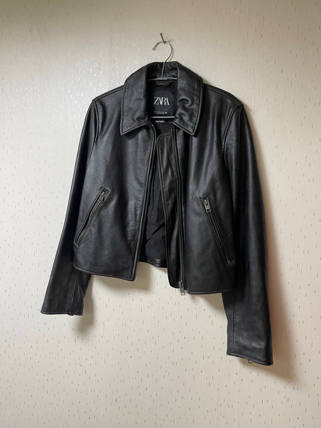 자라 정품 소가죽 자켓  상품이미지2