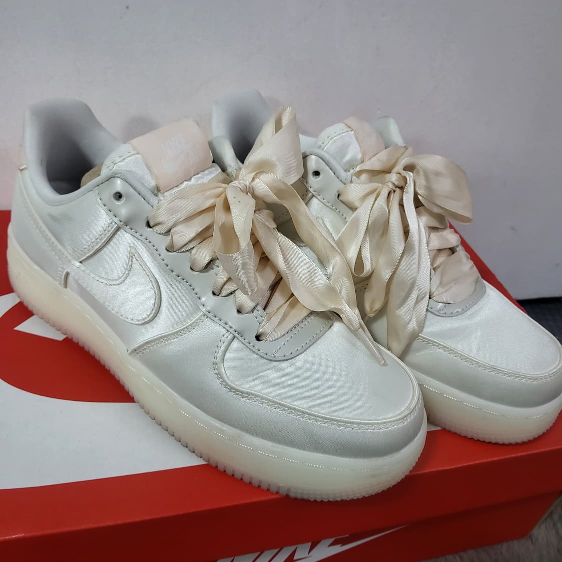 나이키 에어포스 1 07 베얼리오렌지 발레코어 240 운동화 스니커즈 상품이미지2