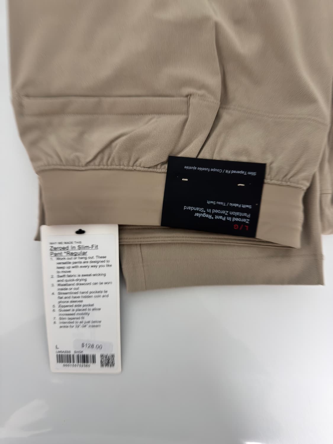 [L] 룰루레몬 Zeroed In Slim-Fit Pant Regular 상품이미지4