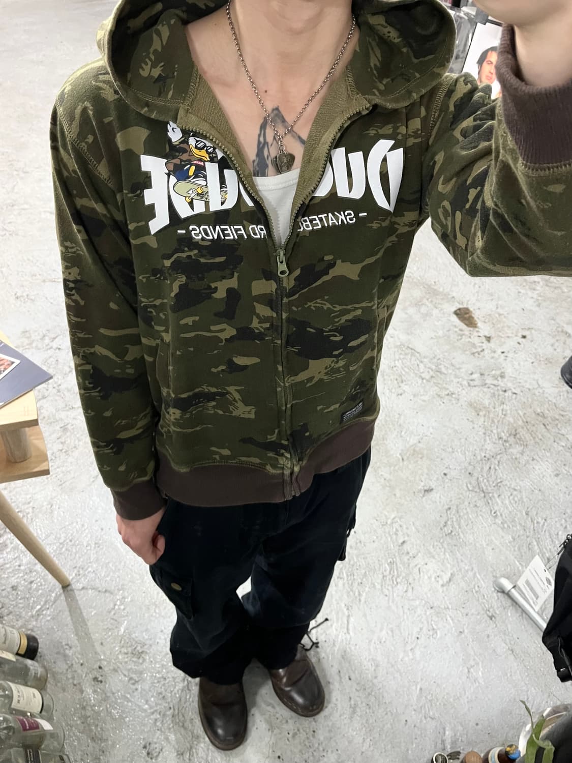 B ONE SOUL camo hood zip up 상품이미지4