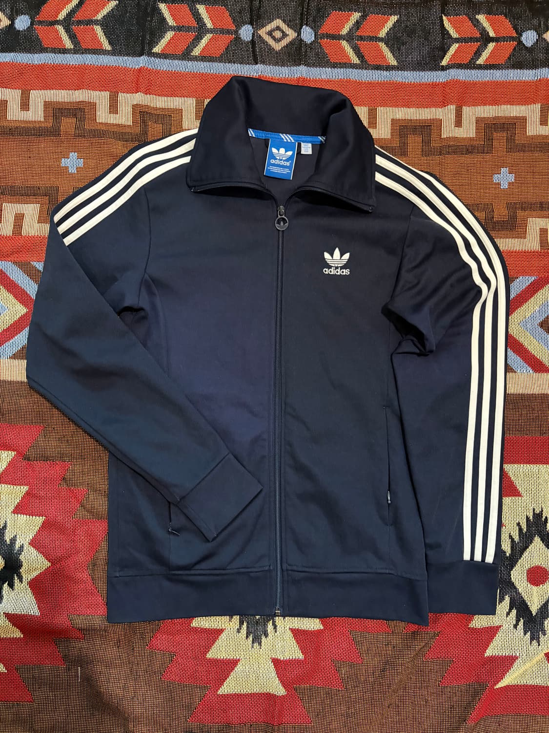 100) 아디다스 파이어버드 로고 트랙탑 져지 네이비 상품이미지1