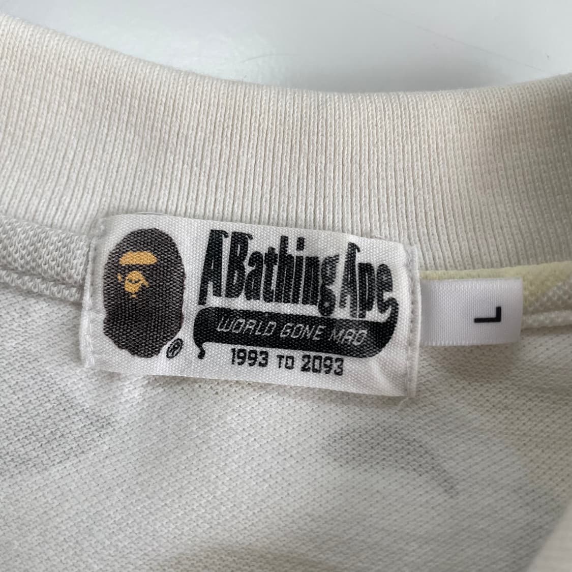 Bape 베이프 화이트 리플렉트 시티카모 사루헤드 PK 상품이미지4