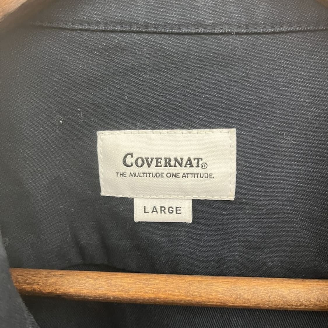 커버낫 레트로 빈티지 캐주얼 트러커 워크 셔츠 L C09946 상품이미지5