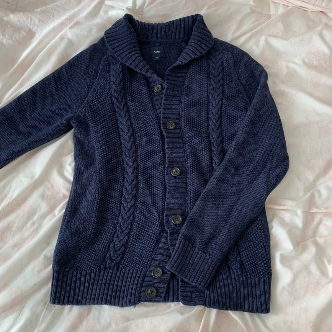 GAP 네이비 숄카라 가디건 상품이미지2