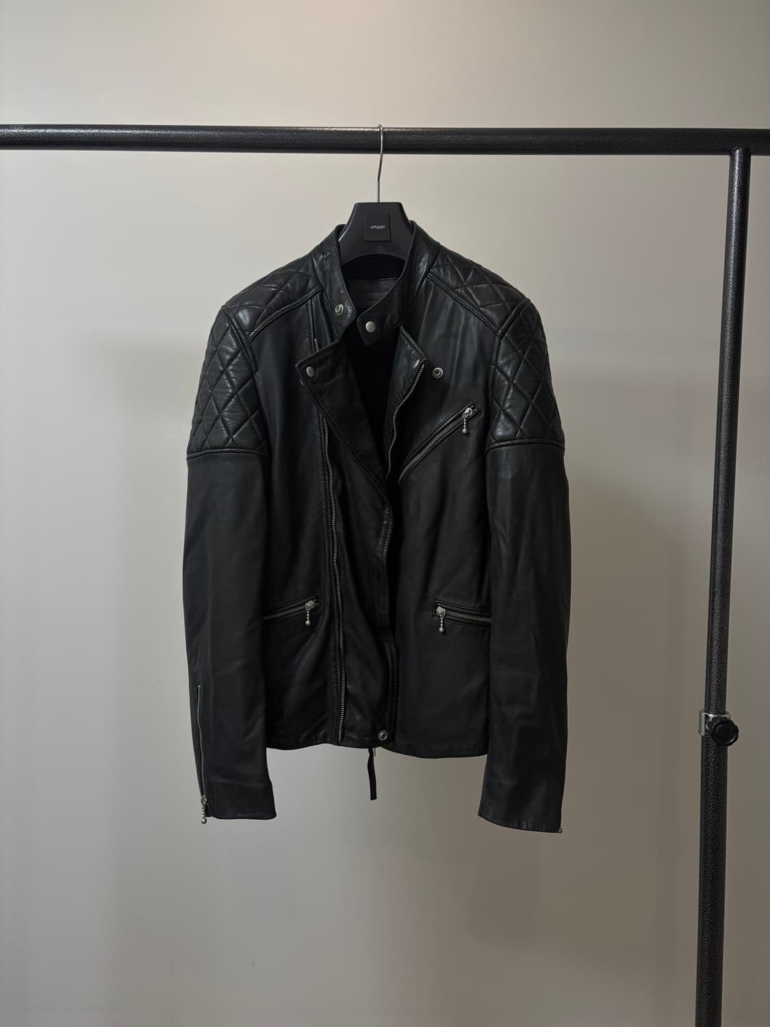 (S) Allsaints 올세인츠 쉽스킨 바이커 라이더 가죽자켓 상품이미지5