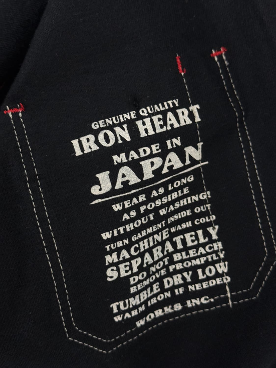 아이언하트 IHSH-266 12oz 데님 와바시 워크셔츠 상품이미지4