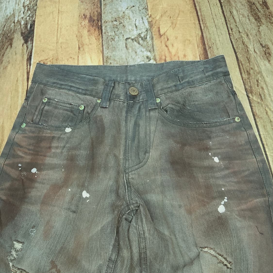 재팬 데미지 페인팅 데님 30 상품이미지3