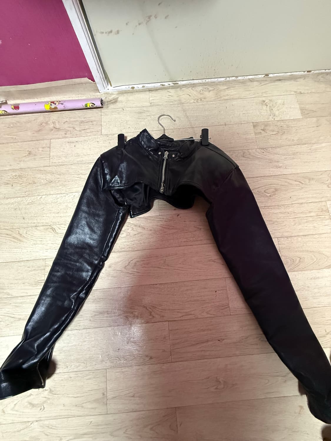 배드블러드 볼레로 레더자켓 상품이미지1