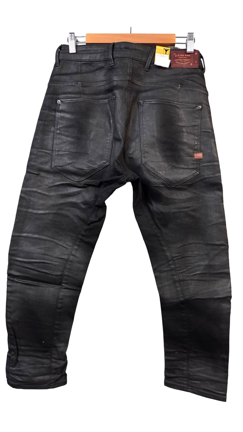 G-STAR 블랙 코팅진 데님 팬츠((W26/L32) 상품이미지2