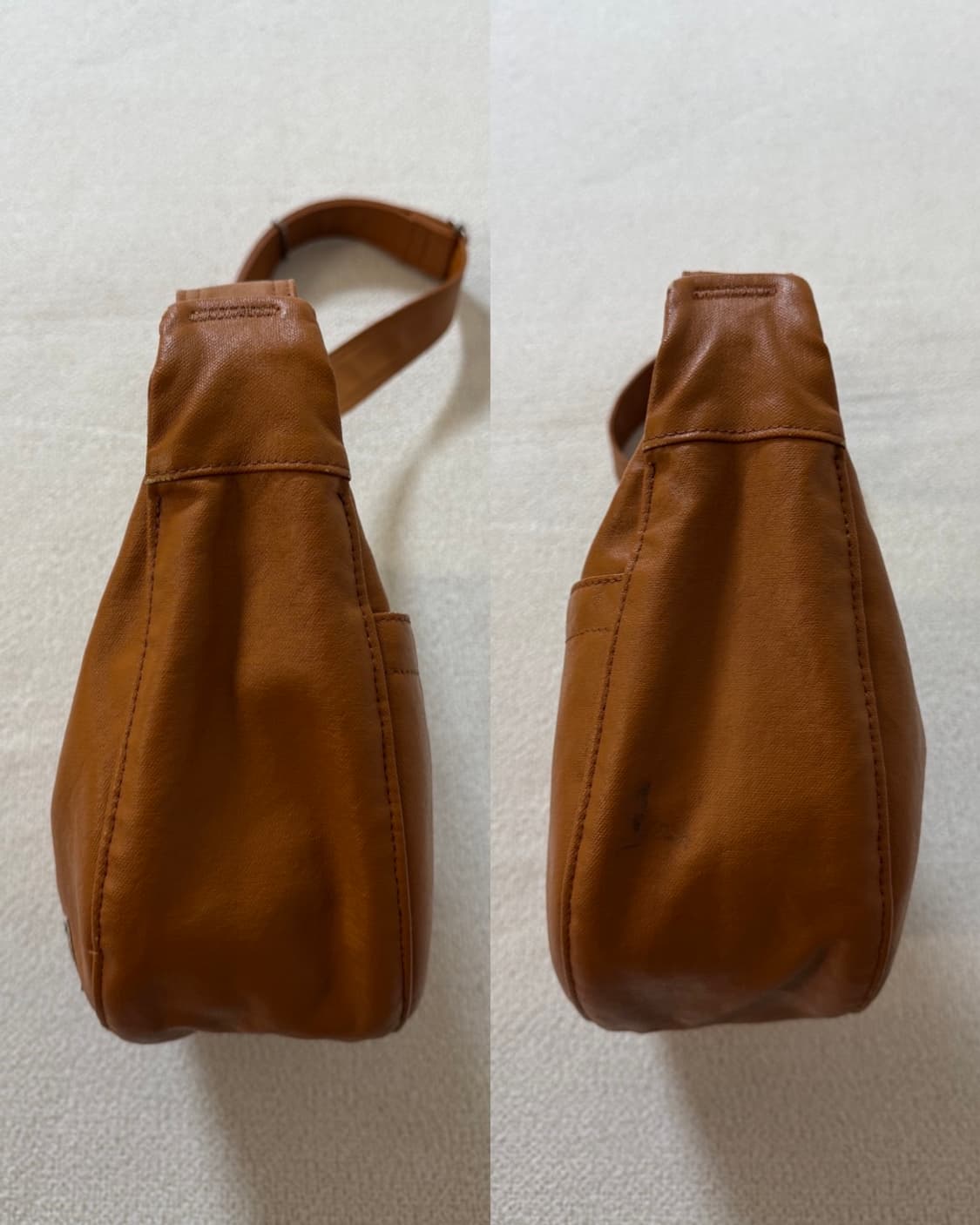 PORTER 포터 프리스타일 반달 숄더백 S 카멜 상품이미지10