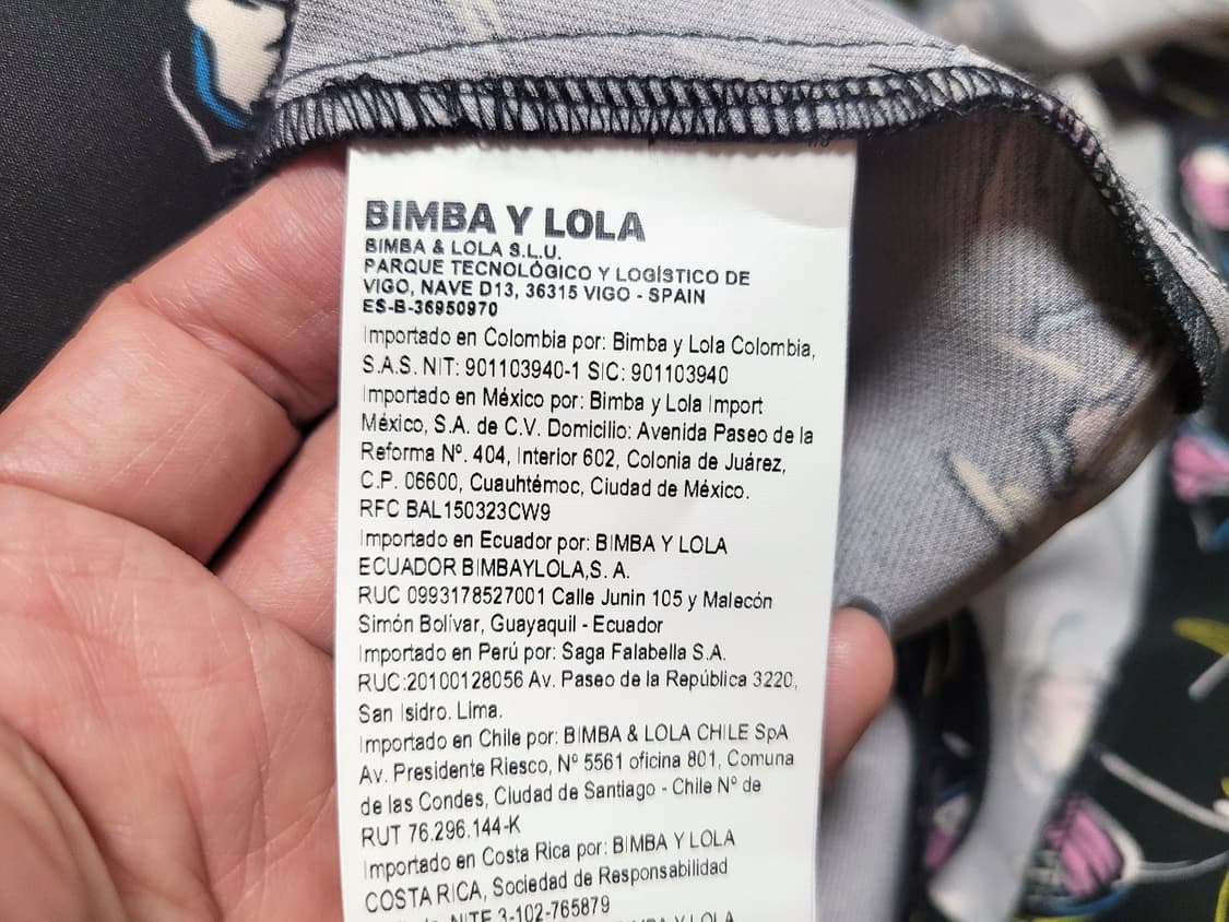 빔바이롤라(BIMBA Y LOLA) 튤립프린트 원피스 55 새상품 상품이미지9