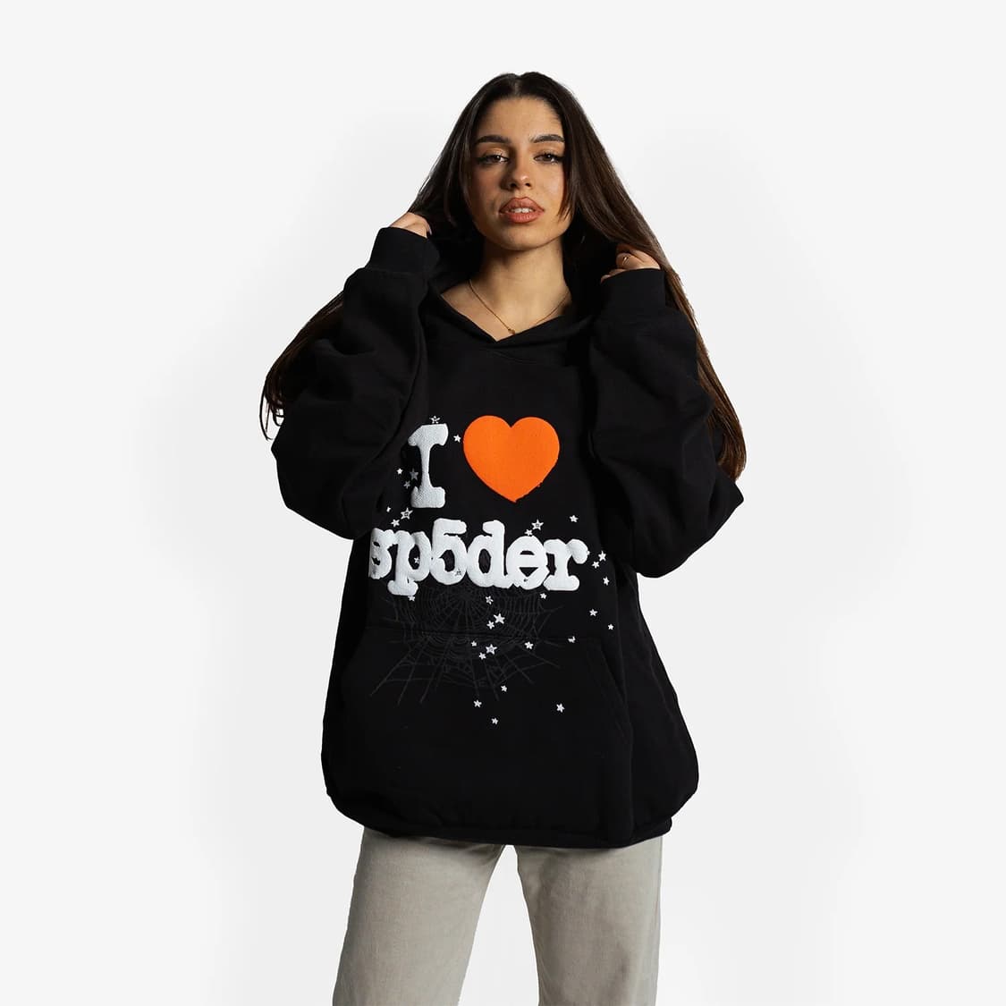 스파이더 SP5DER I HEART Hoodie 상품이미지2