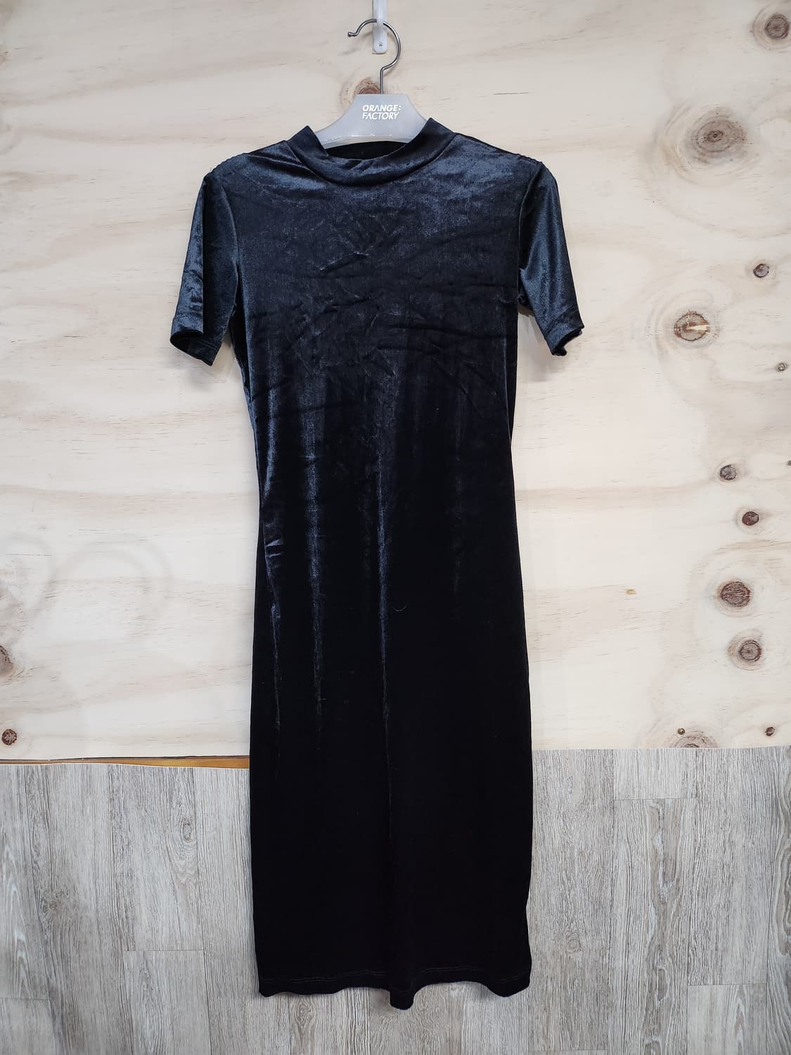 467) 자라 벨벳 반팔 원피스 상품이미지1