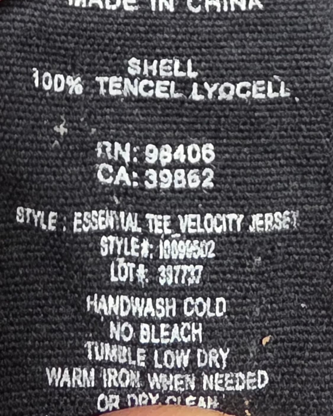 띠어리 에센셜 텐셀 저지티 /블랙/M 상품이미지3