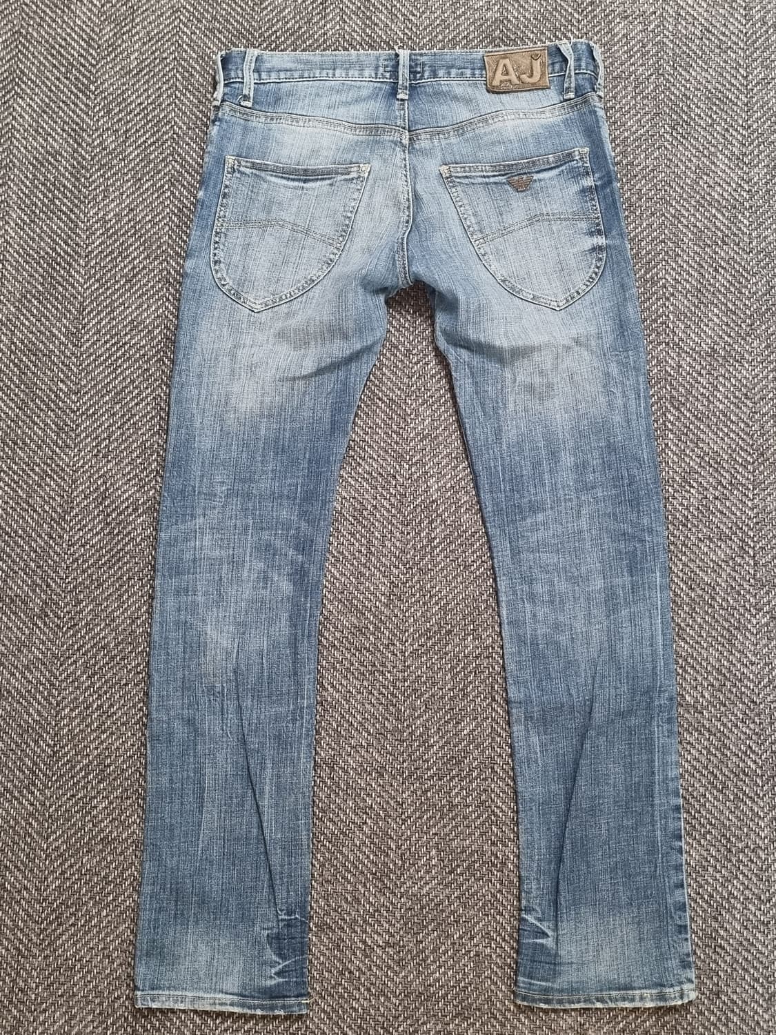 ARMANI JEANS — 라이트 워싱 슬림 데님 팬츠 상품이미지4