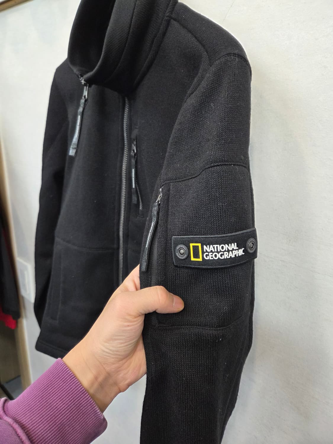 내셔널지오그래픽 몬타나 안감플리스 니트집업 s 상품이미지5