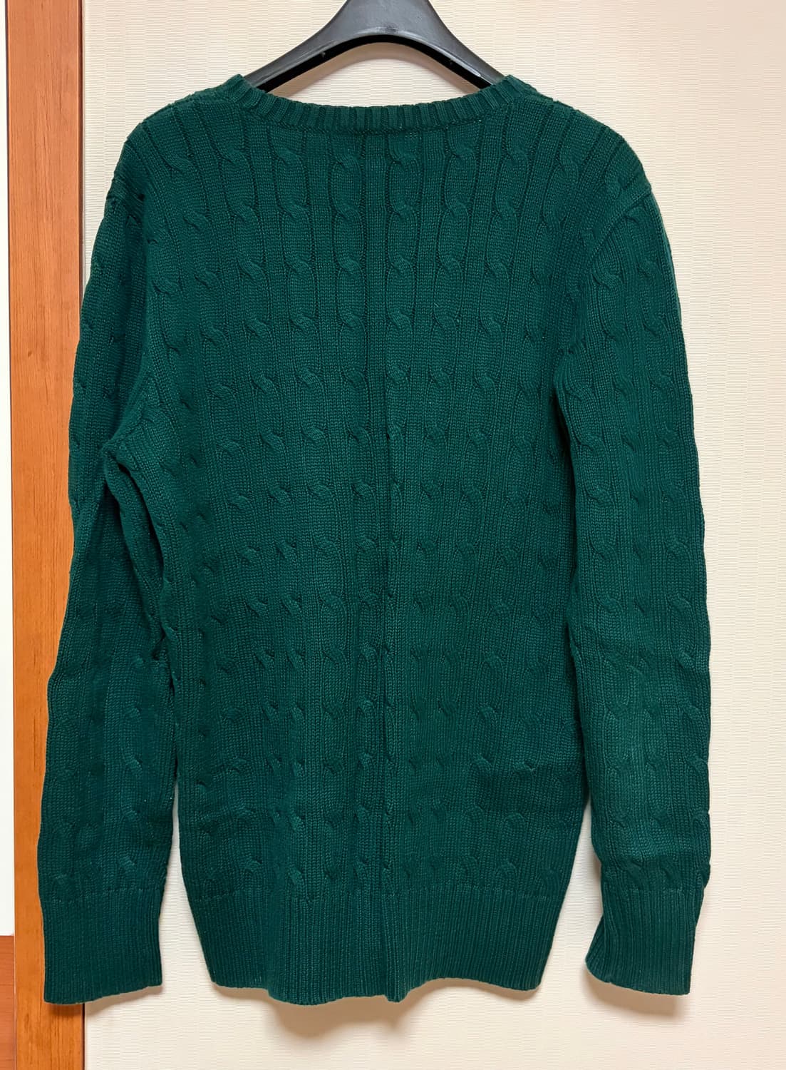 폴로 꽈베기 니트 초록 상품이미지2