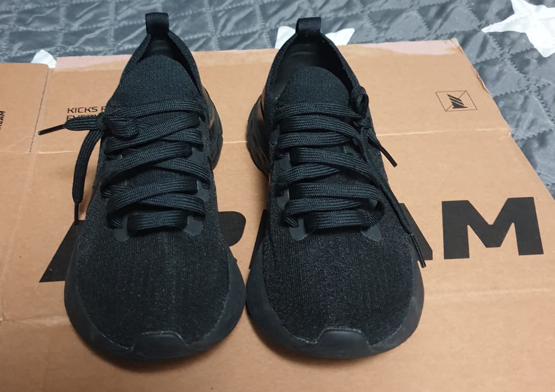 나이키 리액트 인피니티 런 플라이니트 런닝화 올블랙 (235) 상품이미지1