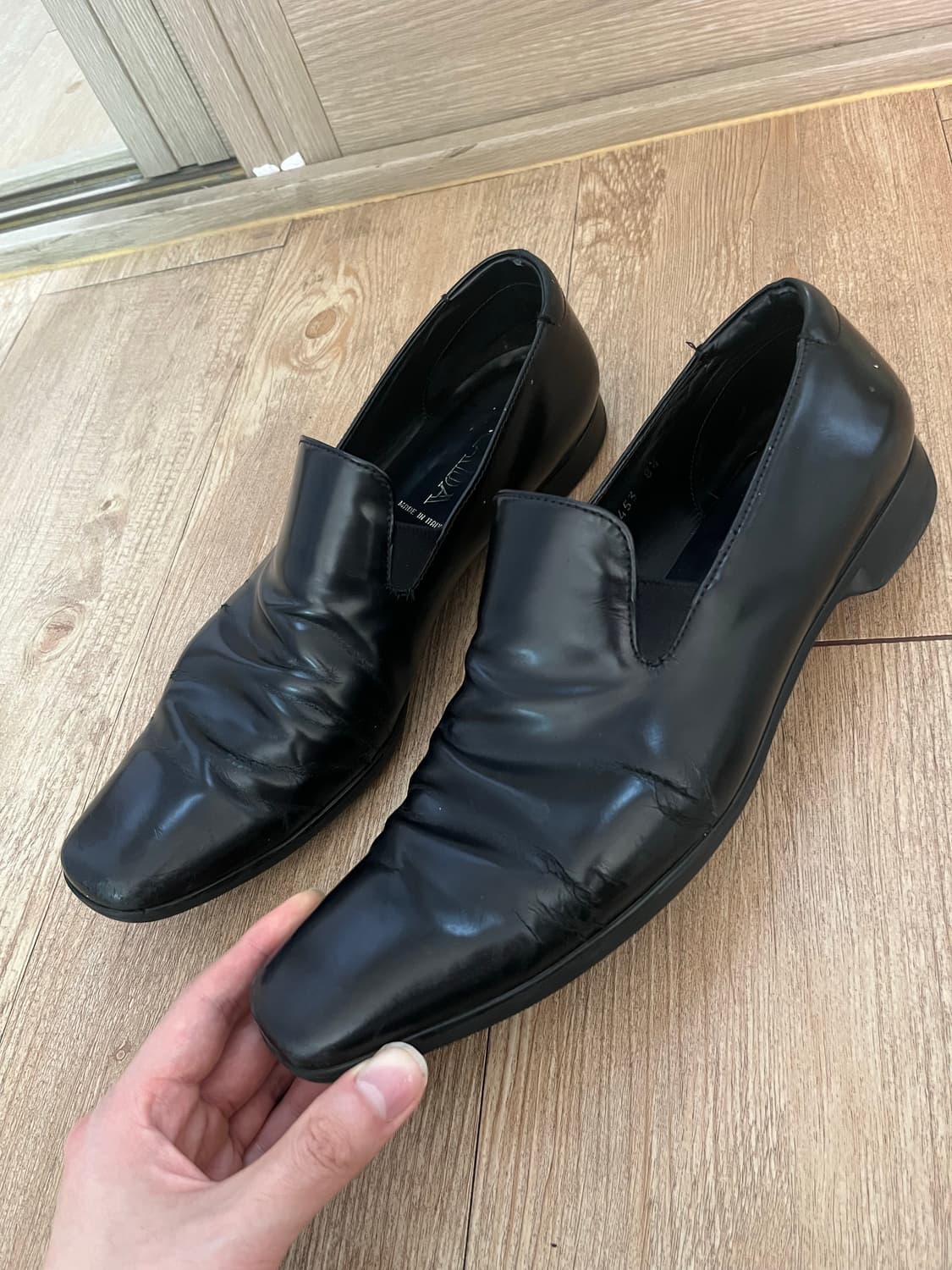 프라다 레더 로퍼 uk8.5 상품이미지2