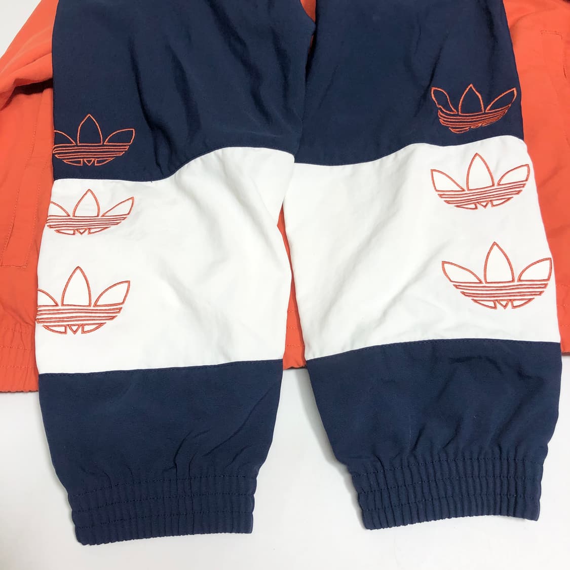 아디다스 컬러블록 웜업 바람막이 XL 상품이미지8