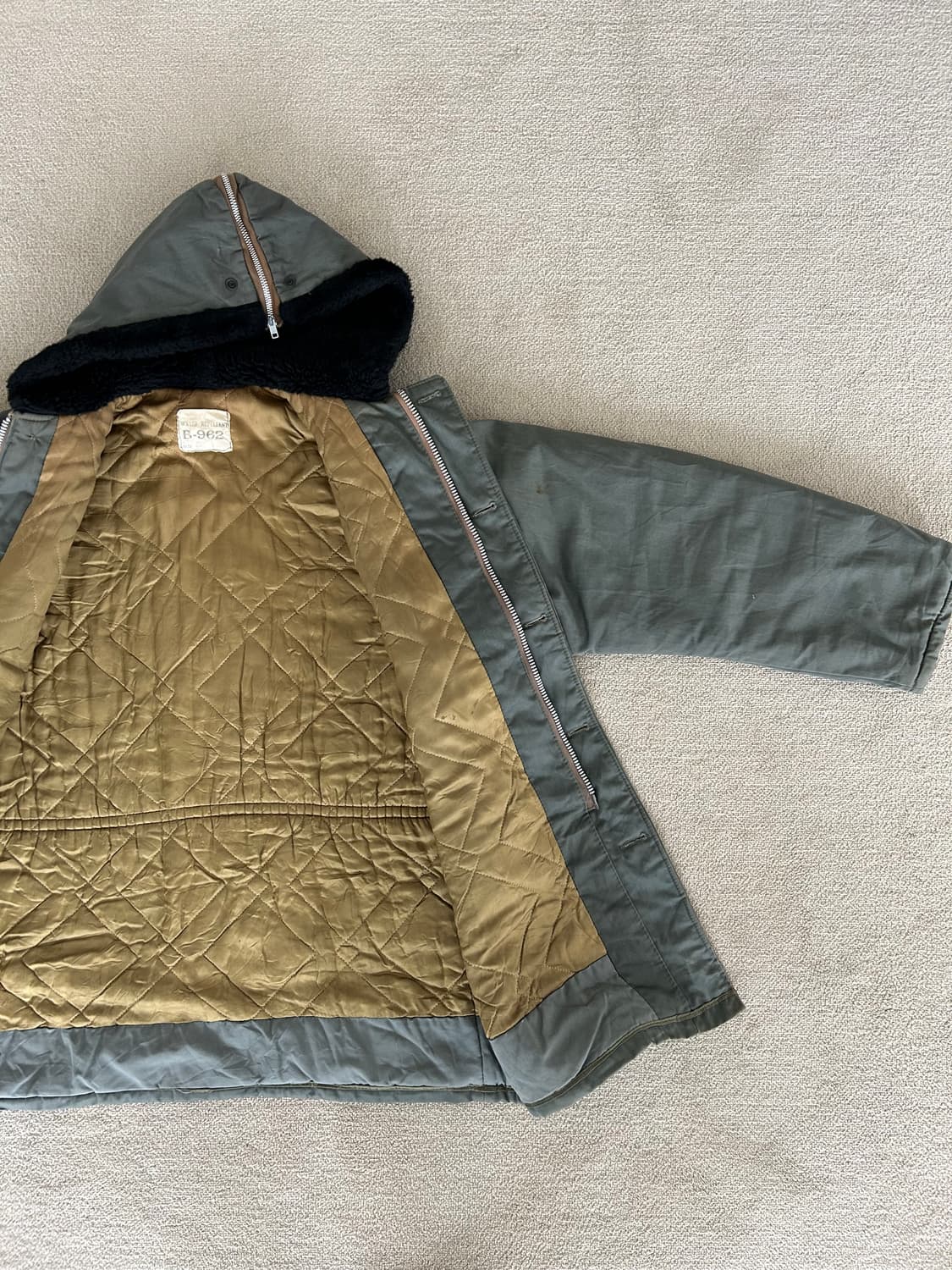 50-60‘s  U.S Air Force B-9 Parka Quilted 상품이미지5