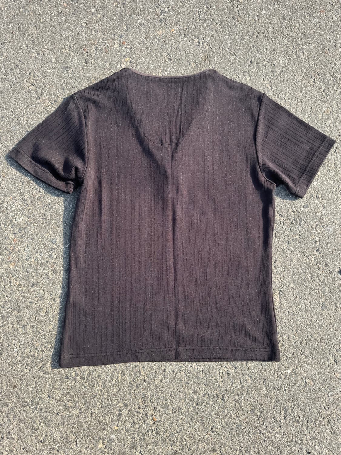 Zip Detail Rib T-Shirt 상품이미지6