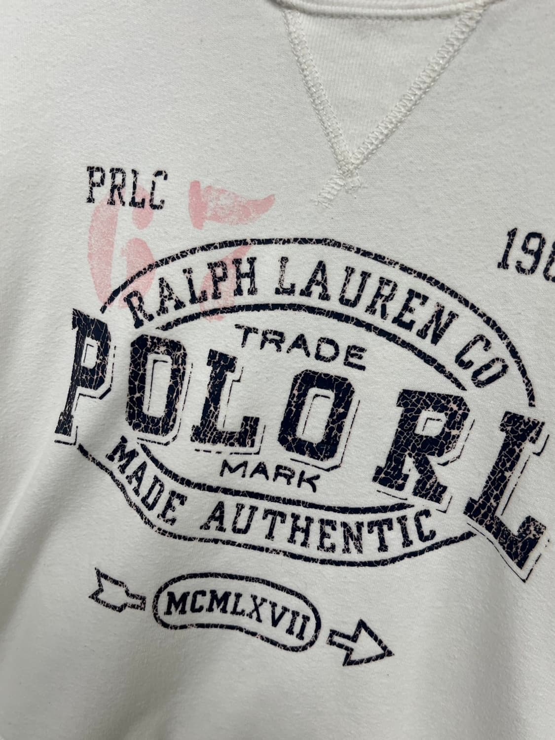 폴로 랄프로렌 빈티지 프린팅 맨투맨 상품이미지3
