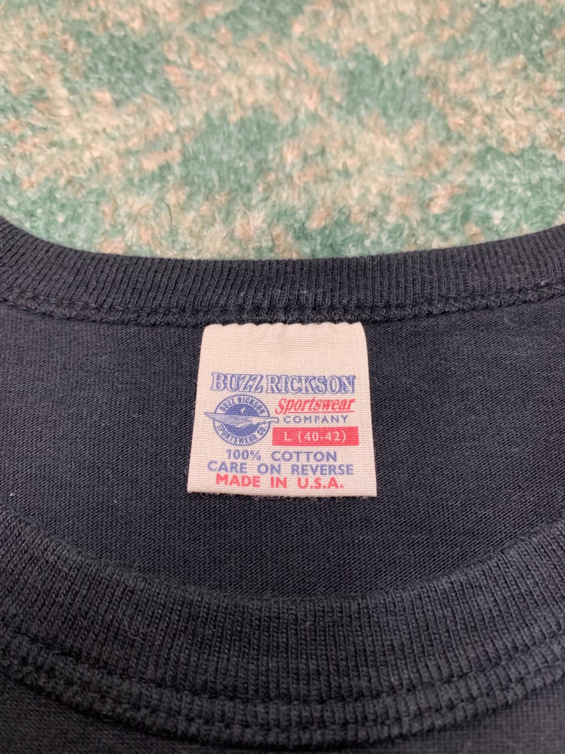 BUZZ RICKSON’S – MILITARY FLAG TEE 상품이미지5