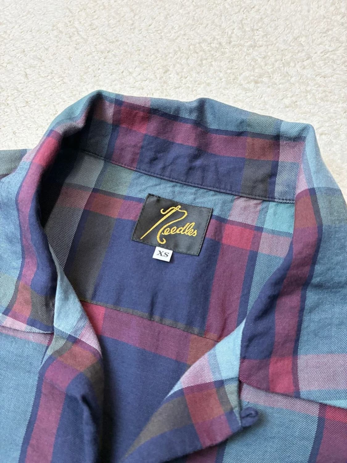 니들스 재팬 체크 투포켓 셔츠 PN5903 상품이미지6