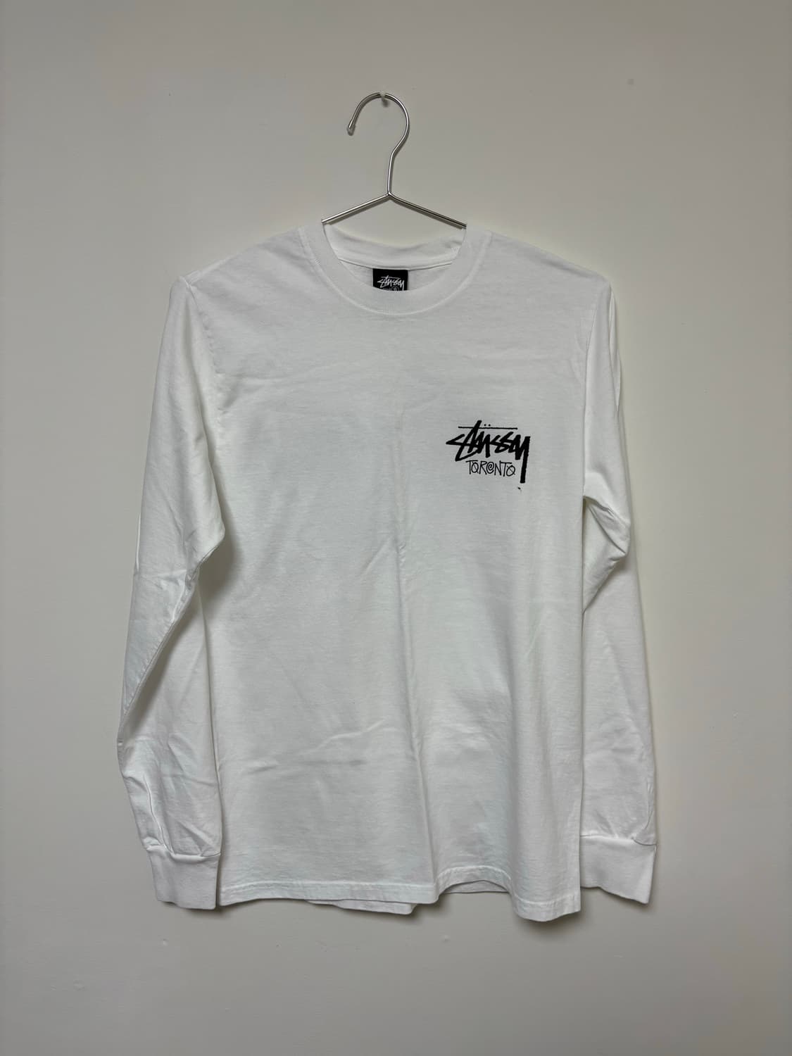 스투시 토론토 롱슬리브 화이트 Stussy toronto 상품이미지1