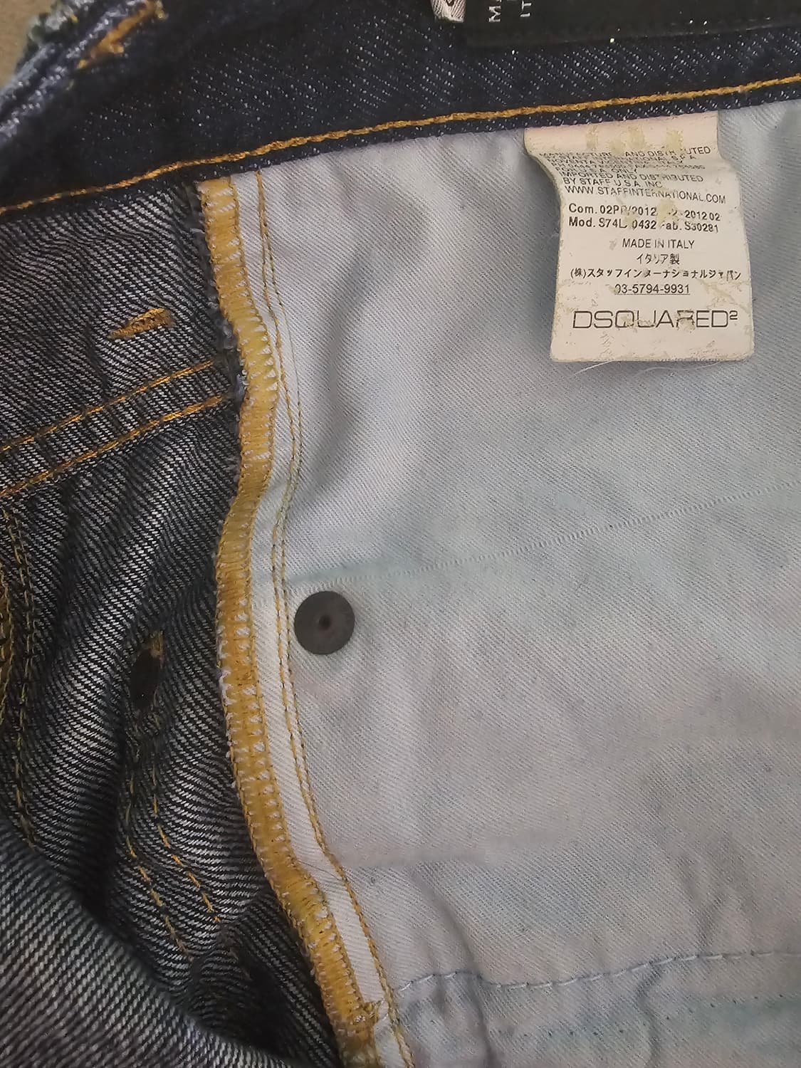 디스퀘어드2 데미지 진 46사이즈 상품이미지6